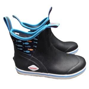 Showave Women's Deck Waterproof Boots Navy Sz 7 S000117